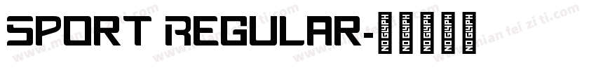 Sport Regular字体转换